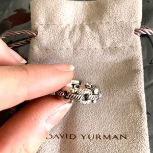 David Yurman classic cable wrap collection ring.
